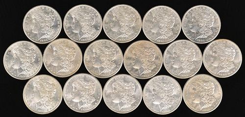 16 UNCIRCULATED 1881 MORGAN