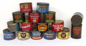 16 VINTAGE 1LB COFFEE CANS - B