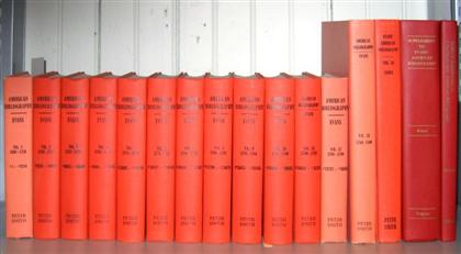 16 vols.  Evans' American