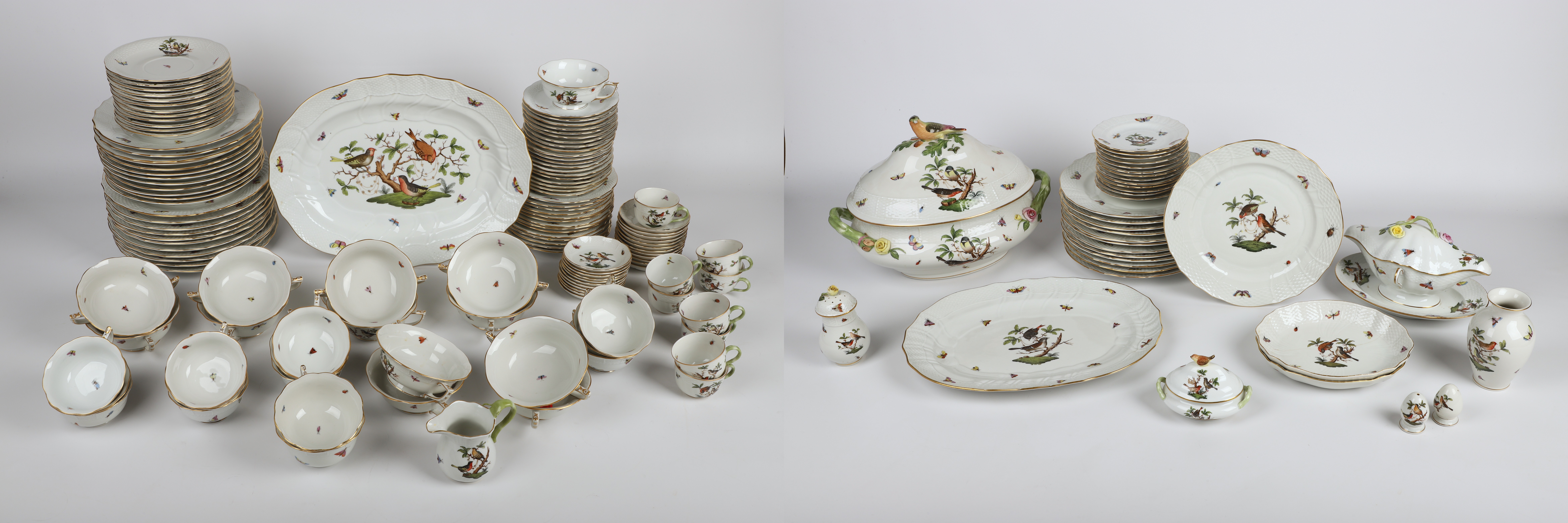 (160) Pcs Herend porcelain