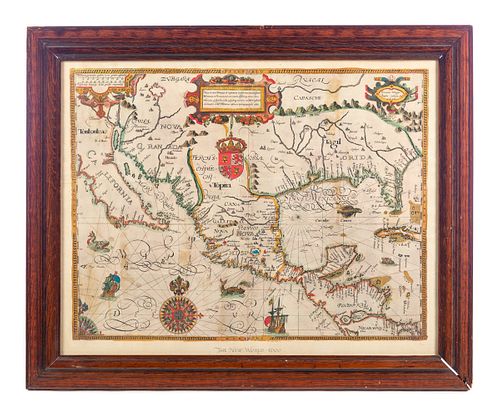 1600S MAP OF THE NEW WORLDGood