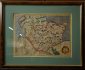 1613 MAP OF HOLSATIA DUCATUS -