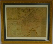 1651 JOHN SPEED MAP OF PALESTI