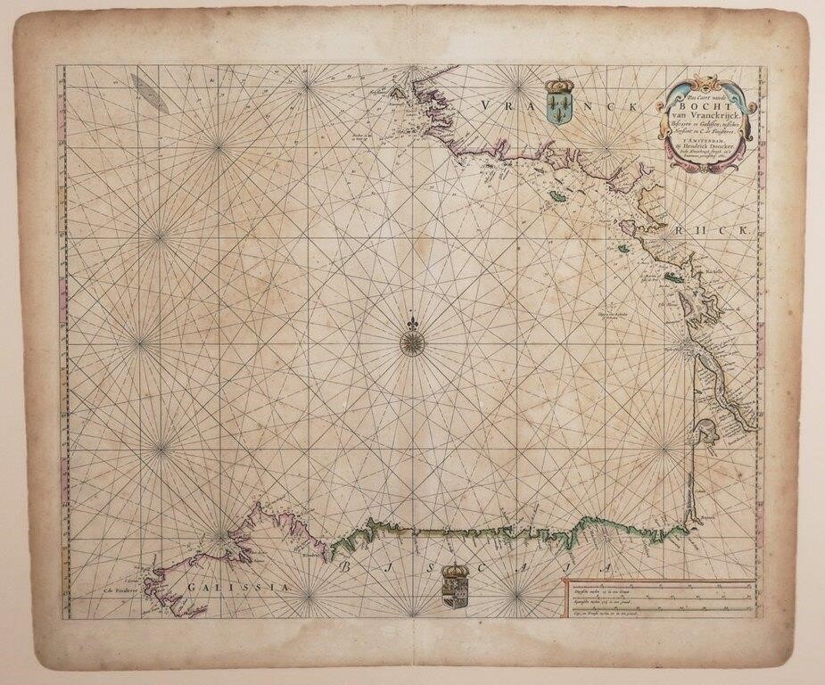 1660 MAP, DONCKER, SPAIN &