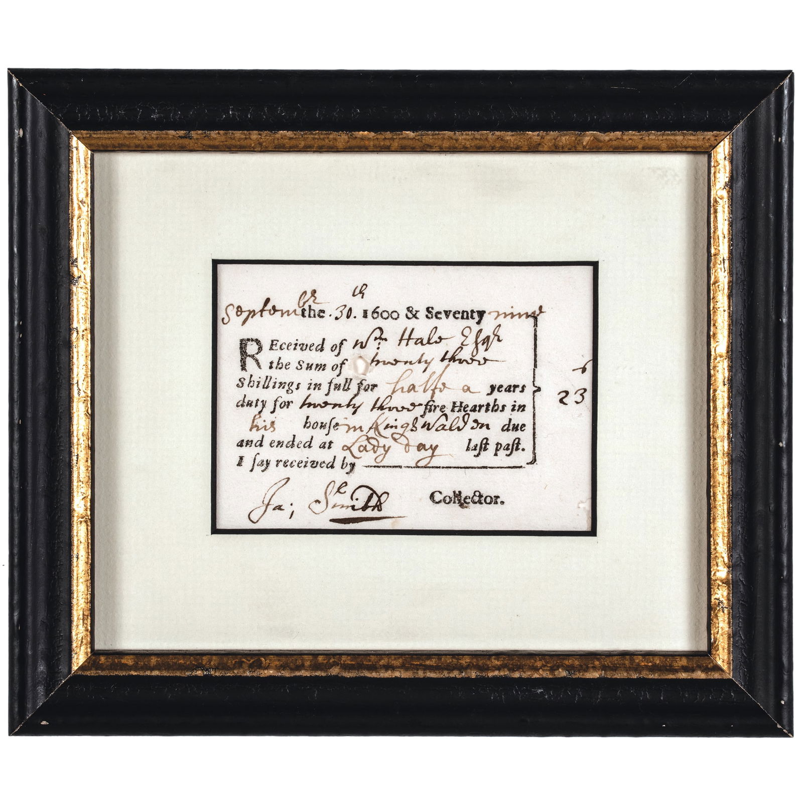1679 EARLY PILGRIM COLONIAL