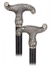 168. SILVER DRESS CANE -CA. 18