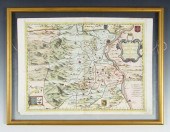 1690 AVIGNON FRENCH MAP: Conta
