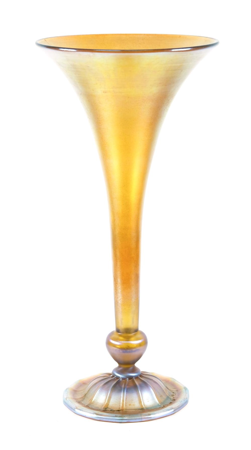 16IN TIFFANY FAVRILE GLASS