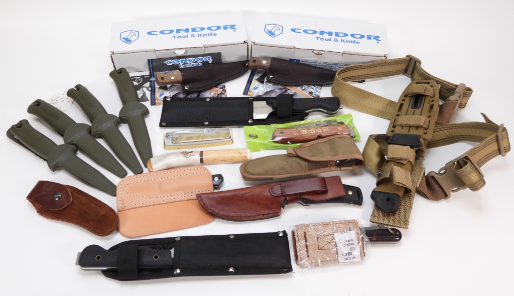 16PC ARMY FIELD KNIVES GROUP N.O.S.