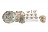16PC CHINESE ROSE MEDALLION TA