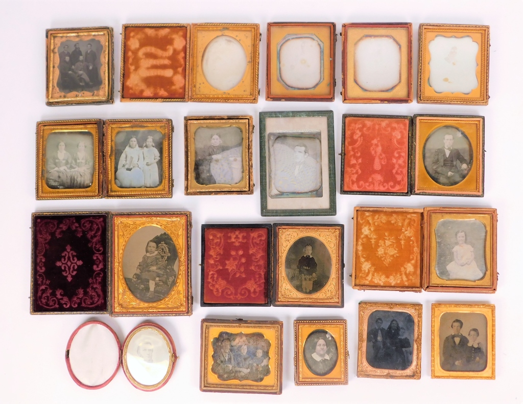 16PC DAGUERREOTYPE AMBROTYPE