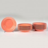16PC FIESTA ROSE LARGE RIM SOU