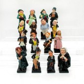 16PC ROYAL DOULTON FIGURINES,