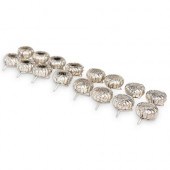 (16PC) STERLING SILVER PUMPKIN