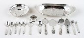 16PC. STERLING & SILVERPLATE T