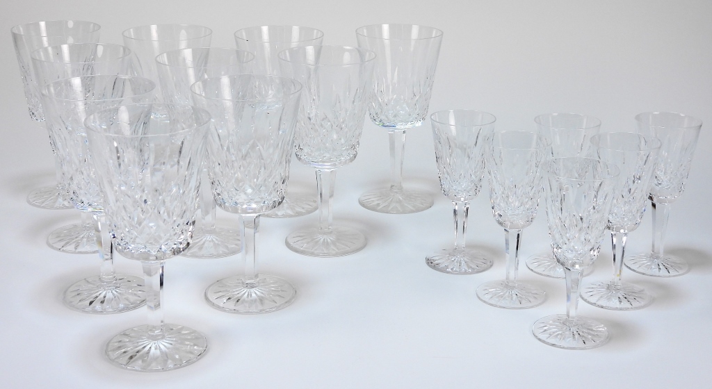 16PC WATERFORD LISMORE CUT