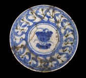 16TH C. SAFAVID PERSIAN BLUE A