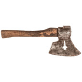 16TH CENTURY AXE WITH HAND-WRO