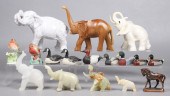 (17) Animal figurines, includi