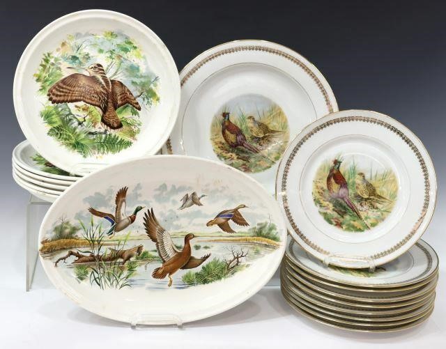 (17) FRENCH GAME BIRD & ANIMAL