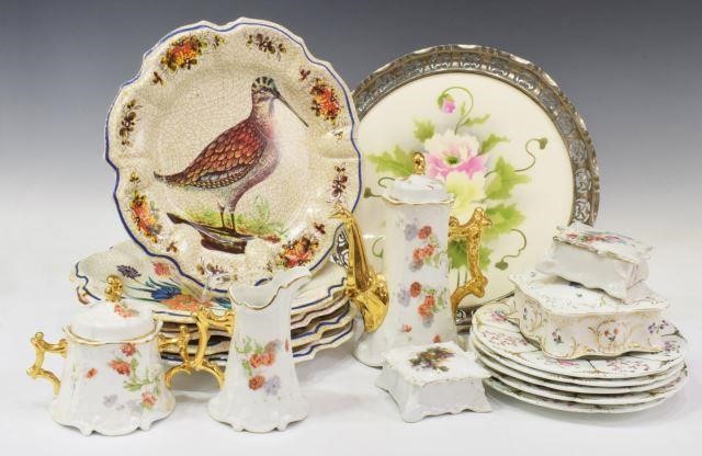 (17) GROUP OF PORCELAIN &