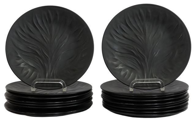 17) LALIQUE 'ALGUES' BLACK