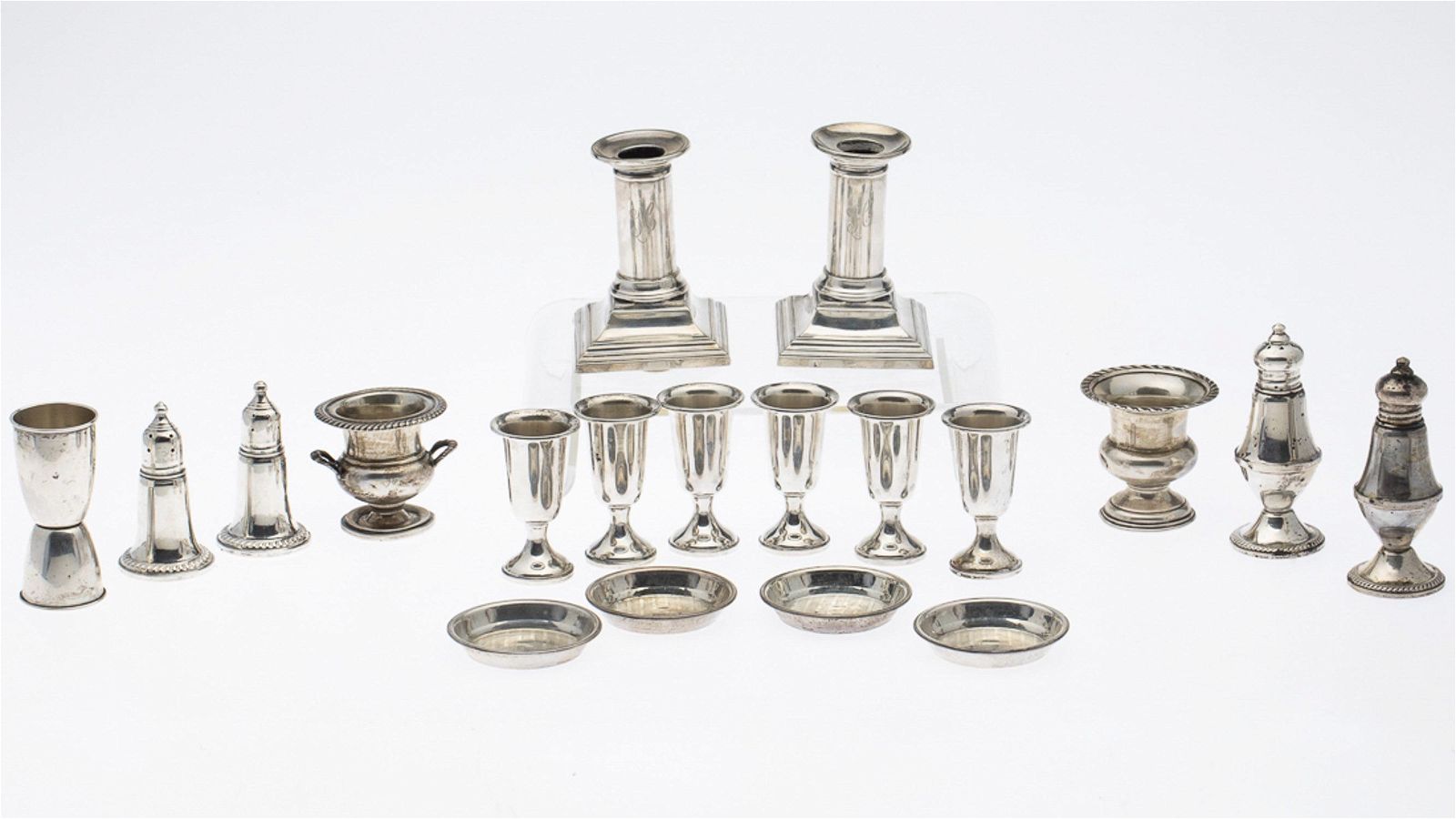 17 MISC. PIECES OF STERLING