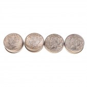 17 MORGAN & PEACE SILVER DOLLA