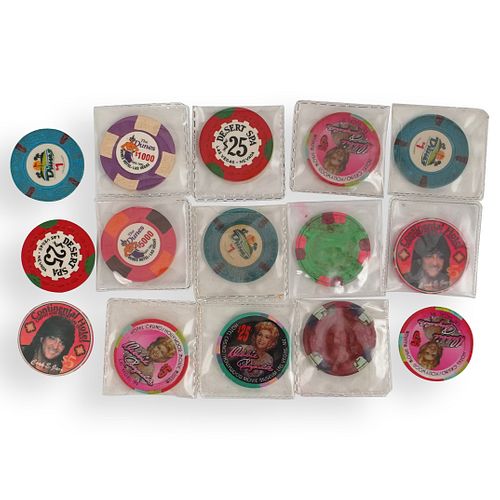 (17 PC) LAS VEGAS VINTAGE POKER