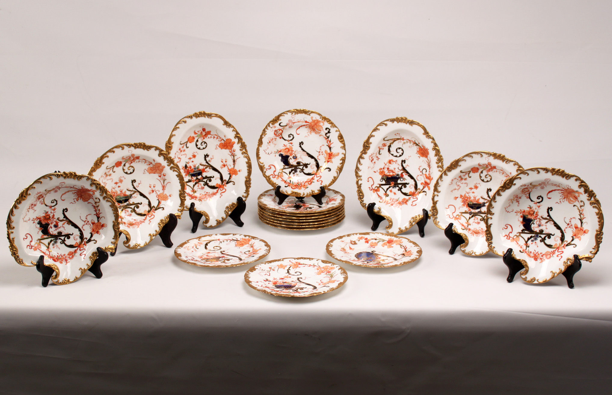 17 PC ROYAL CROWN DERBY DESSERT