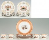 17 PCS. MOTTAHEDEH PORCELAIN,