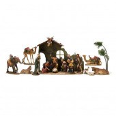 (17) PIECE NATIVITY CRECHE DES