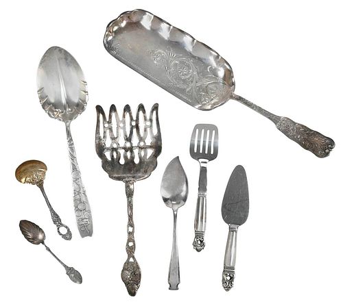 17 PIECES ASSORTED STERLING