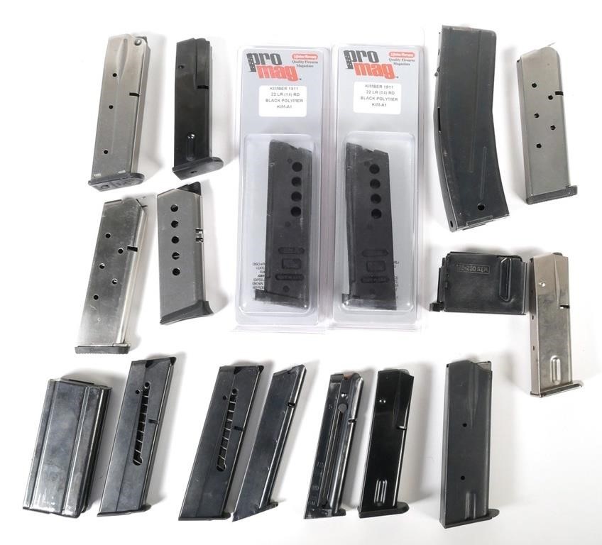(17) PISTOL RIFLE MAGAZINES