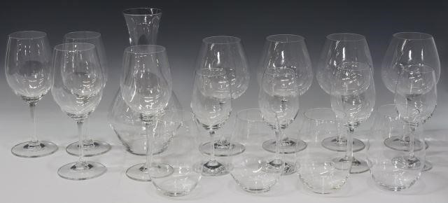 (17) RIEDEL COLORLESS GLASS WINE