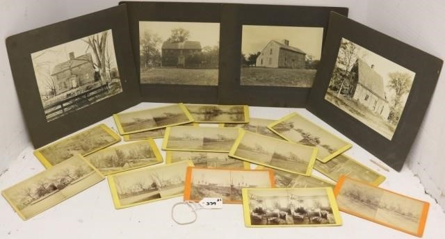 17 ROCHESTER, MASS STEREO CARDS
