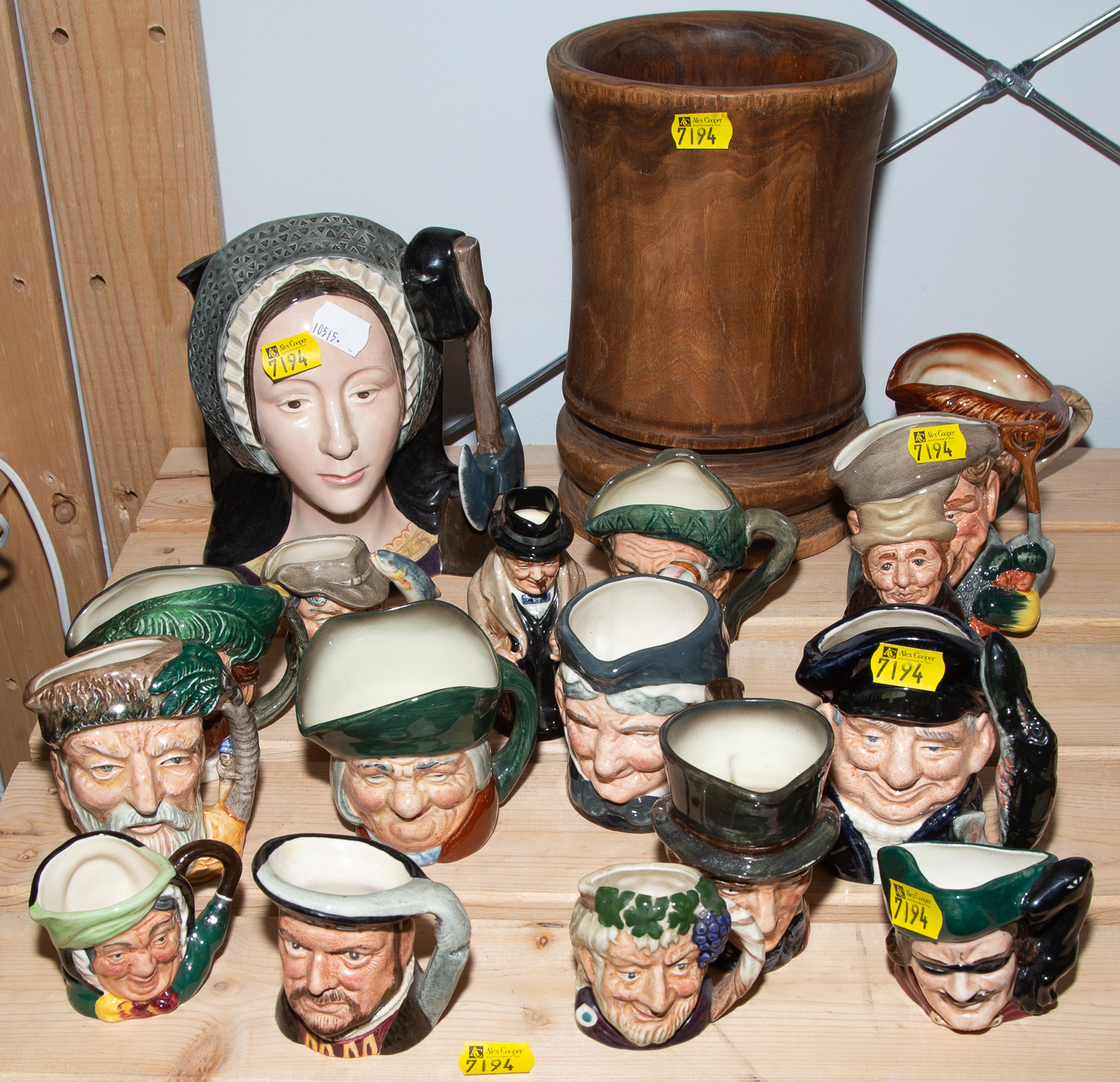 17 ROYAL DOULTON TOBY MUGS &