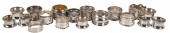 17 SILVER NAPKIN RINGSincludin