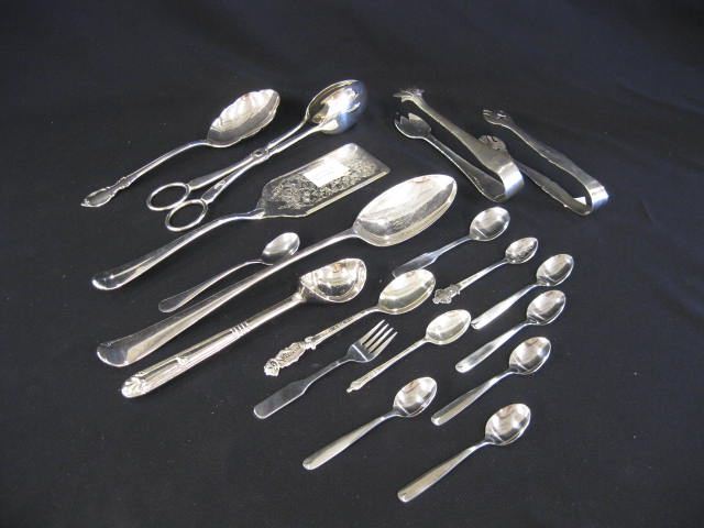 17 Silverplate Items;mostly servers