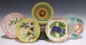 (17) VARIOUS FRENCH MAJOLICA G