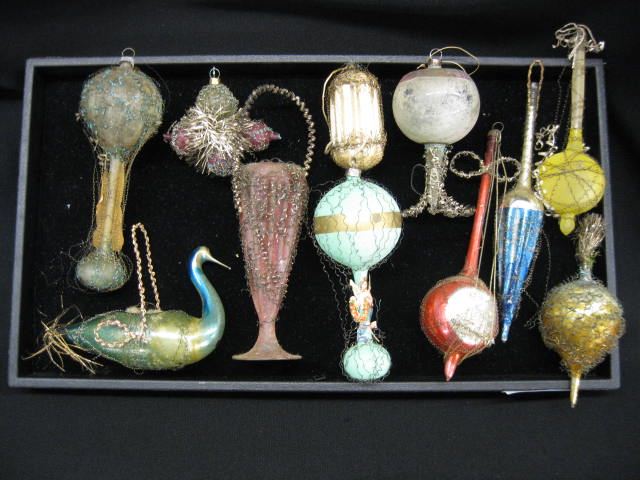 17 Victorian Blown & Tinsel