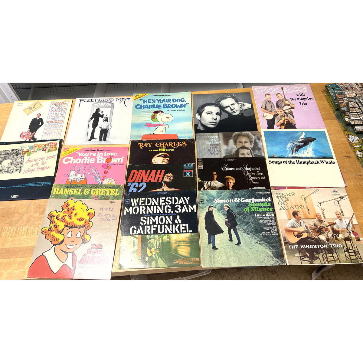 17 Vintage Record Albums