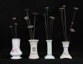 17 VINTAGE RHINESTONE HATPINS