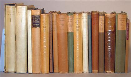 17 vols.  Moore, George [Limited
