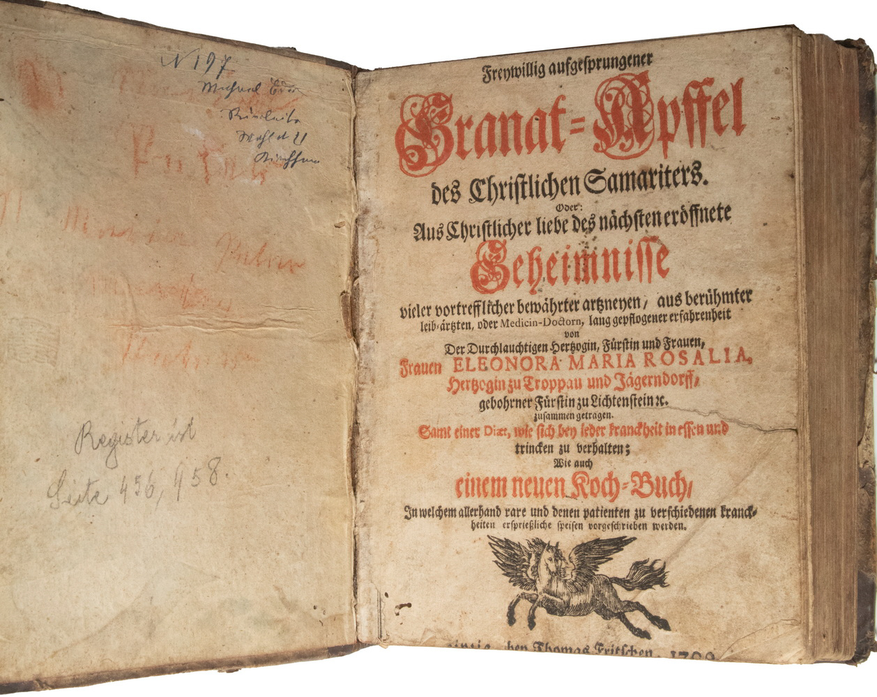 1709 MEDICAL RECIPE BOOK BY A