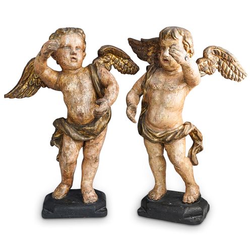 17/18 CT ITALIAN CARVED WOOD