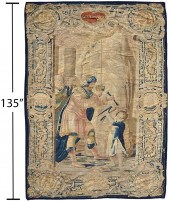 17/18TH C. LARGE FLEMISH TAPES