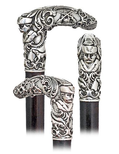 172. SILVER FIGURAL DAY DANE -CA.