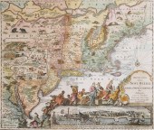 1730 ORIGINAL SEUTTER MAP NEW