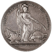 1736 GEORGE II LOTTERY SILVER